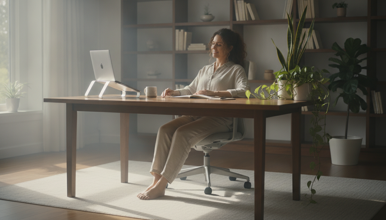 Postura no trabalho: ajustes simples que fazem diferença - Cuide do corpo com gentileza